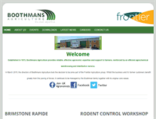 Tablet Screenshot of boothmans.co.uk